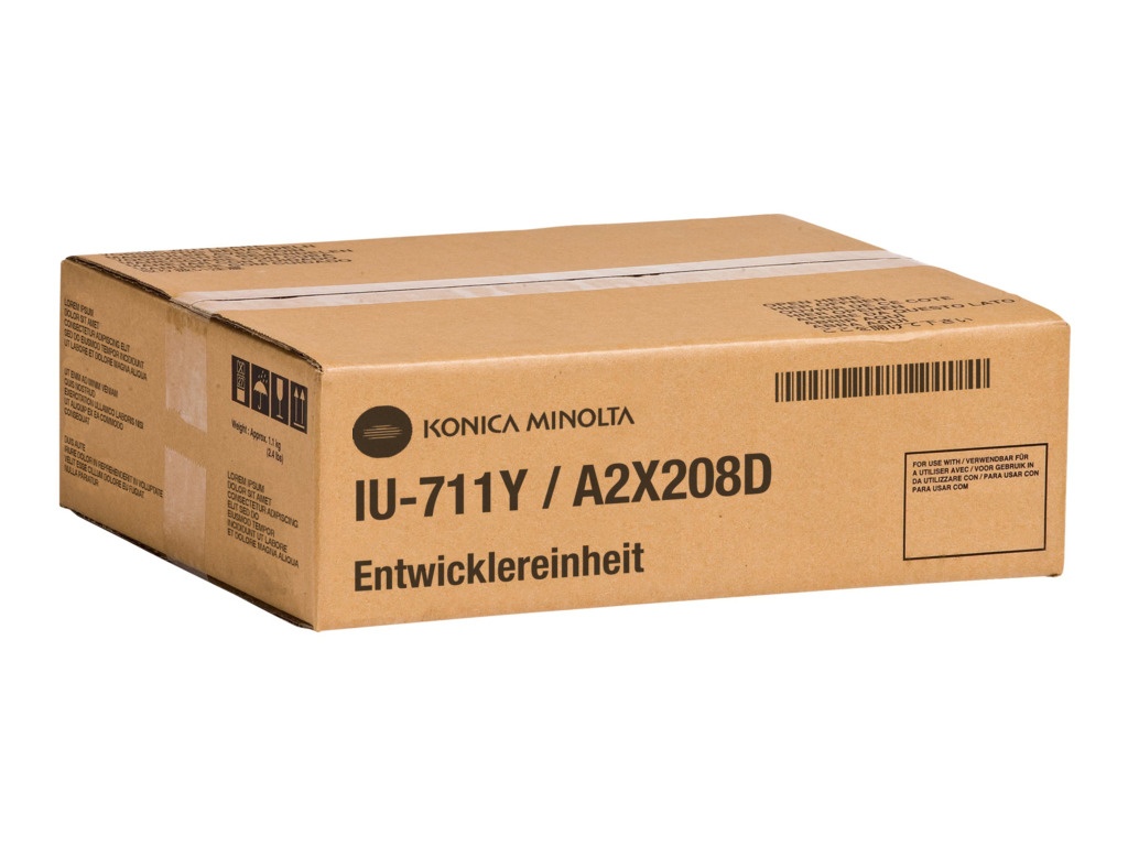 Konica Minolta A2X208D/IU-711Y Entwicklereinheit gelb, 155.000 Seiten