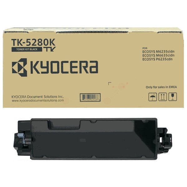 Kyocera 1T02TW0NL0/TK-5280K Toner-Kit schwarz, 13.000 Seiten ISO/IEC 19752