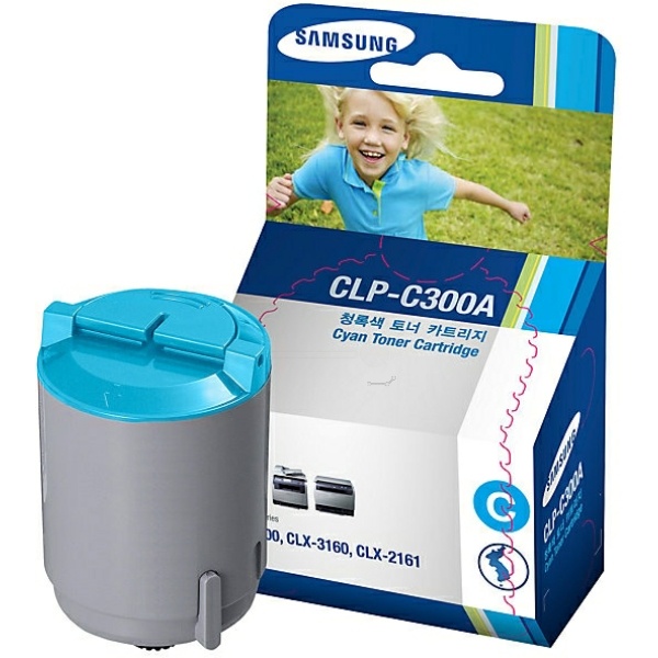 Samsung CLP-C300A/ELS Toner cyan, 1.000 Seiten/5%