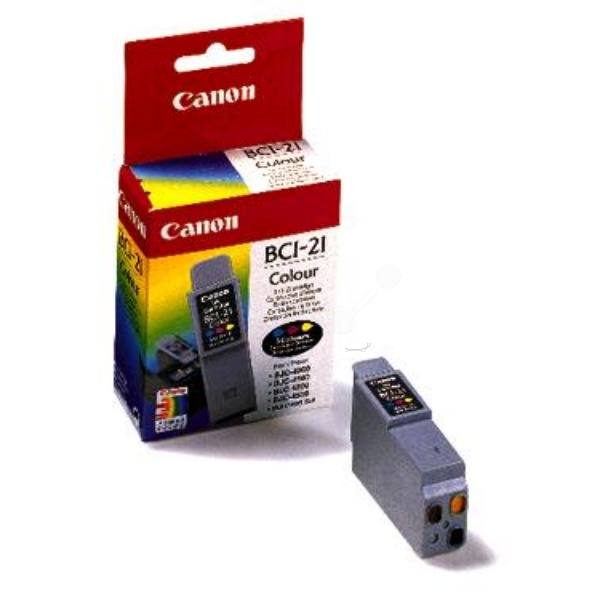 Canon 0955A002/BCI-21C Tintenpatrone color, 100 Seiten ISO/IEC 24711 15ml