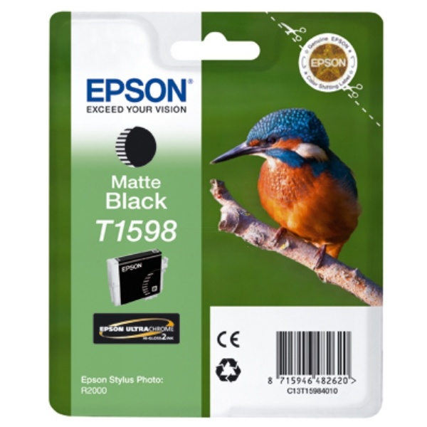 Epson C13T15984010/T1598 Tintenpatrone schwarz matt 17ml