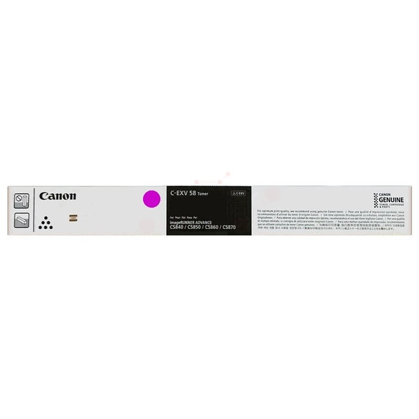 Canon 3765C002/C-EXV58M Toner magenta, 60.000 Seiten ISO/IEC 19752