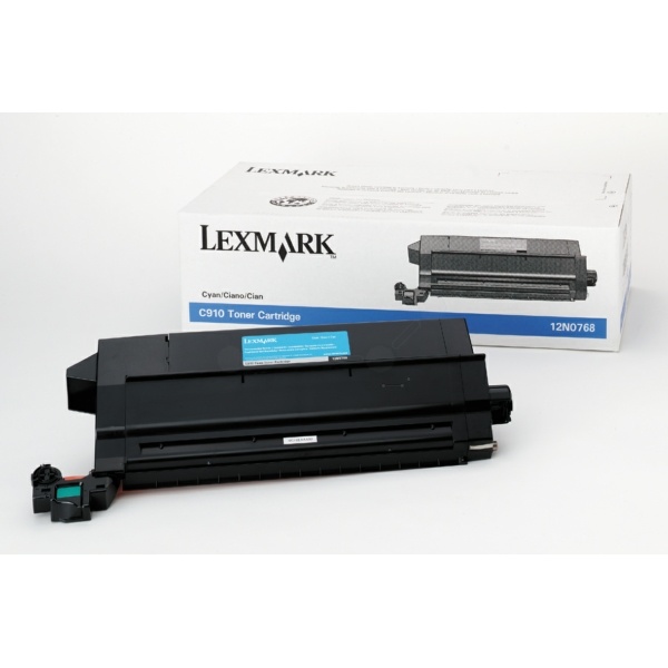 Lexmark 12N0768 Toner-Kit cyan, 14.000 Seiten/5%