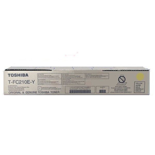 Toshiba 6AJ00000168/T-FC210EY Toner-Kit gelb, 33.600 Seiten/5%