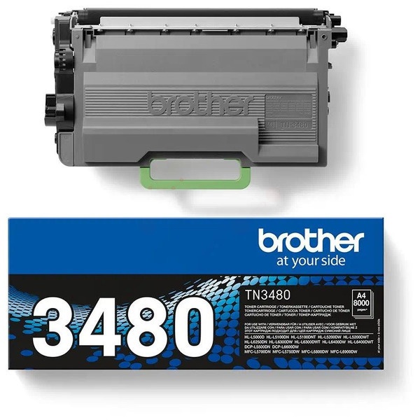 Brother TN-3480 Toner-Kit, 8.000 Seiten ISO/IEC 19752