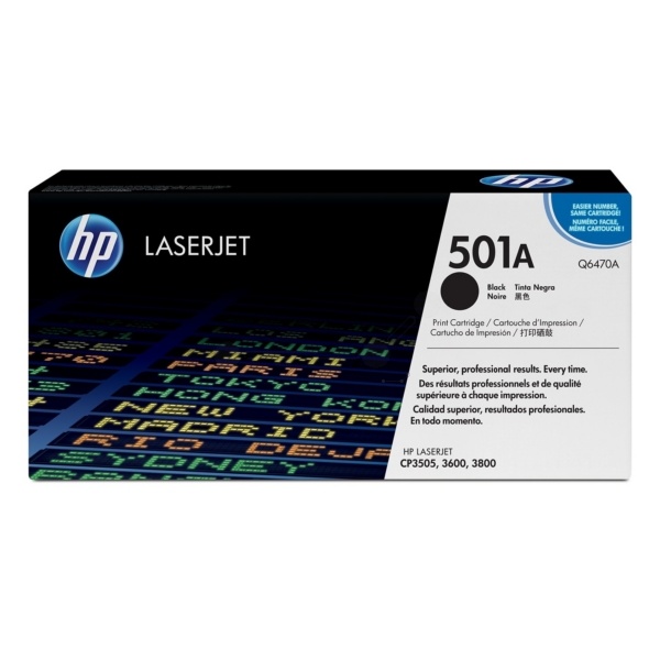 HP Q6470A/501A Tonerkartusche schwarz, 6.000 Seiten/5%