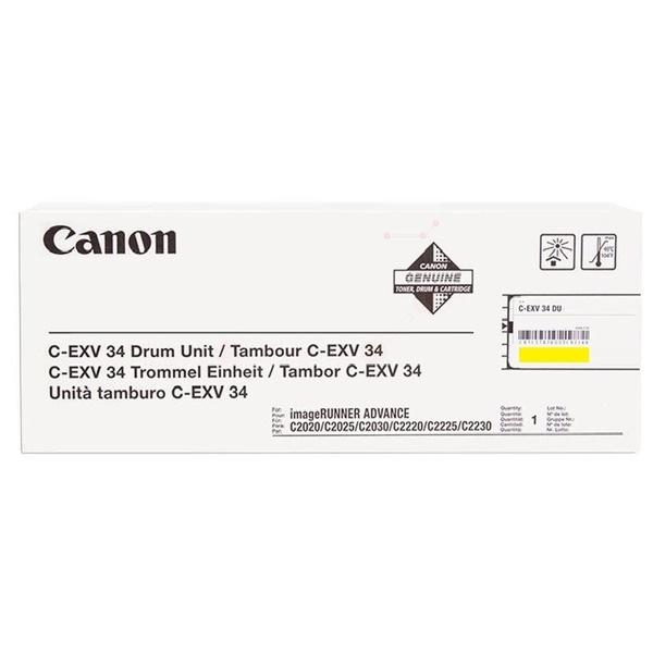 Canon 3789B003/C-EXV34 Drum Kit gelb, 36.000 Seiten