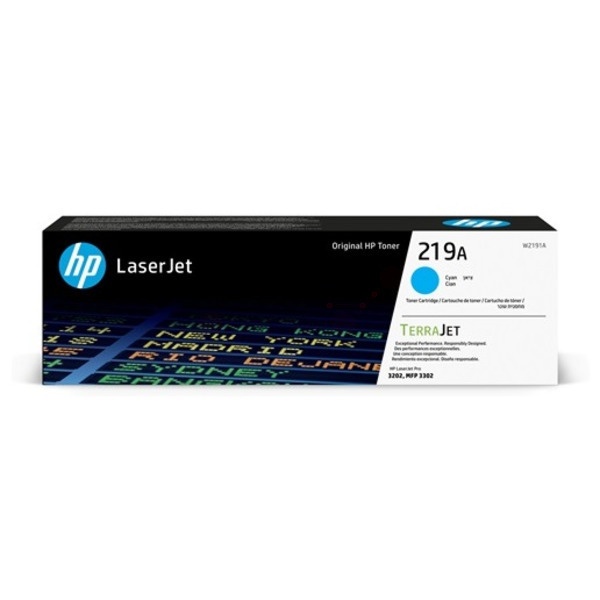 HP W2191A/219A Tonerkartusche cyan, 1.200 Seiten ISO/IEC 19798