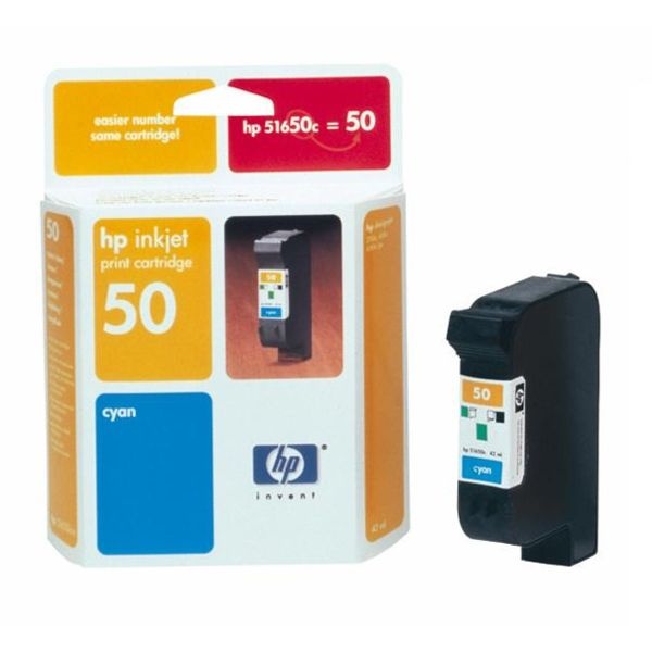 HP 51650CE/50 Druckkopfpatrone cyan 42ml