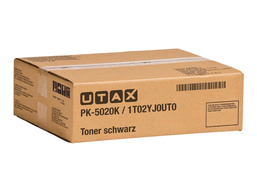 Utax 1T02YJ0UT0/PK-5020K Toner-Kit schwarz, 7.000 Seiten ISO/IEC 19752