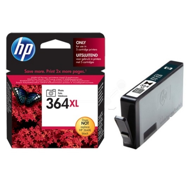 HP CB322EE/364XL Tintenpatrone schwarz foto High-Capacity, 290 Seiten 290 Fotos 7ml