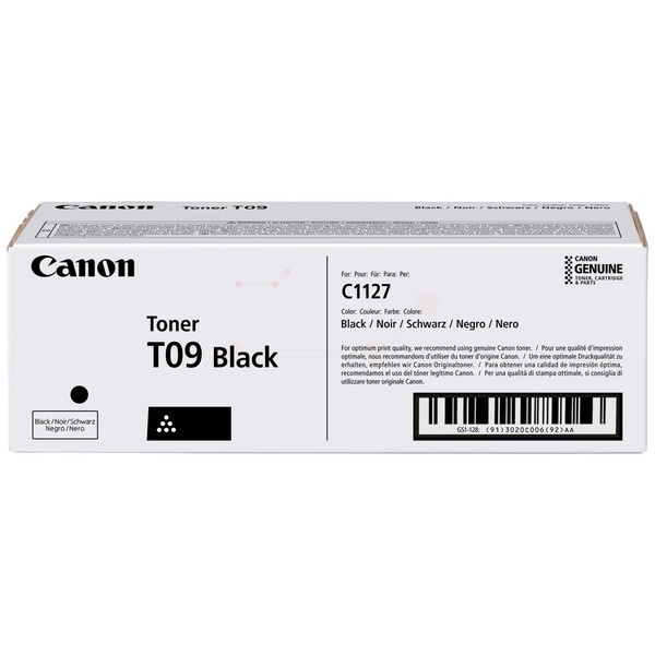 Canon 3020C006/T09BK Tonerkartusche schwarz, 7.600 Seiten ISO/IEC 19752