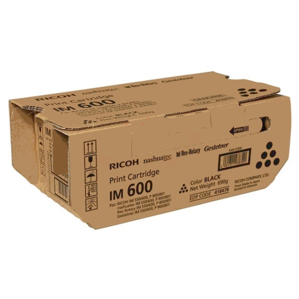 Ricoh 418478/IM600 Toner-Kit, 25.500 Seiten ISO/IEC 19752