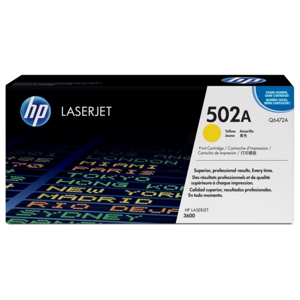 HP Q6472A/502A Tonerkartusche gelb, 4.000 Seiten/5%