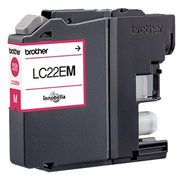 Brother LC-22EM Tintenpatrone magenta, 1.200 Seiten ISO/IEC 24711 11,8ml