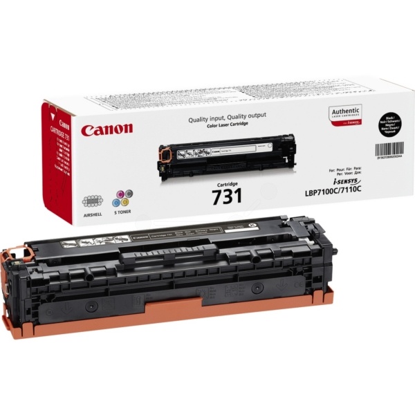 Canon 6272B002/731BK Tonerkartusche schwarz, 1.400 Seiten ISO/IEC 19798