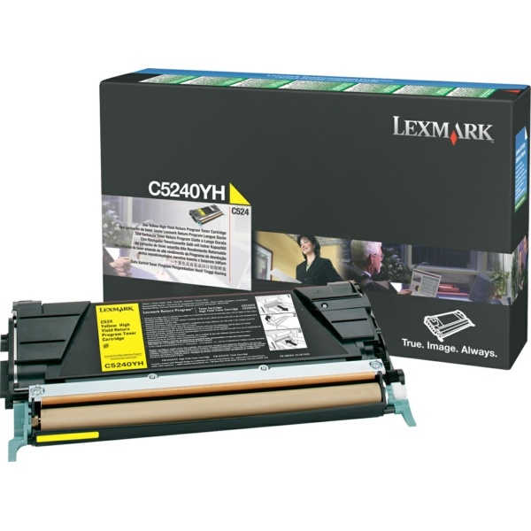 Lexmark C5240YH Toner-Kit gelb High-Capacity return program, 5.000 Seiten/5%