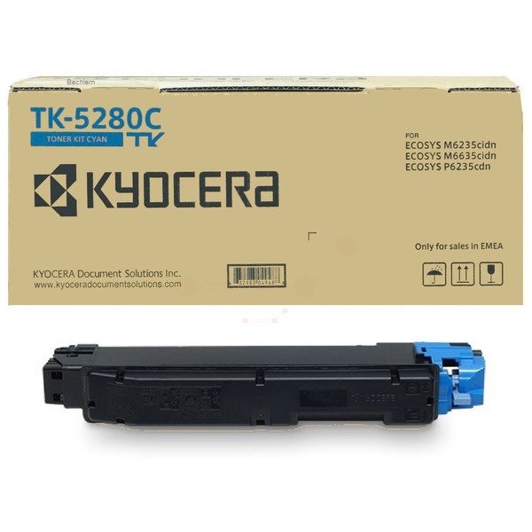 Kyocera 1T02TWCNL0/TK-5280C Toner-Kit cyan, 11.000 Seiten ISO/IEC 19752