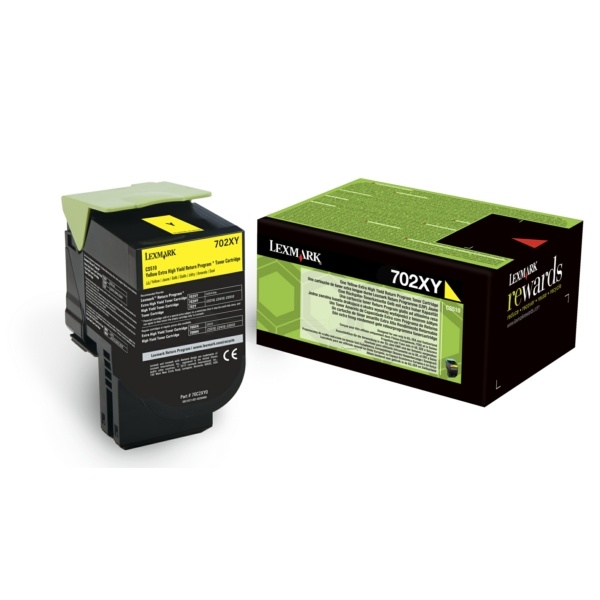 Lexmark 70C2XY0/702XY Toner-Kit gelb extra High-Capacity return program, 4.000 Seiten ISO/IEC 19798