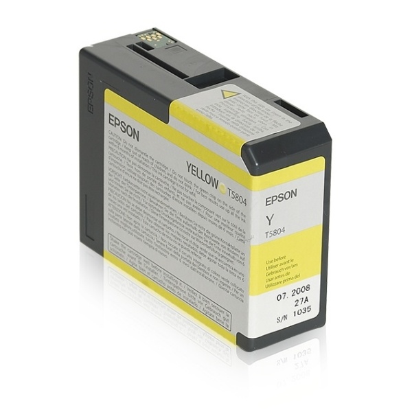 Epson C13T580400/T5804 Tintenpatrone gelb 80ml