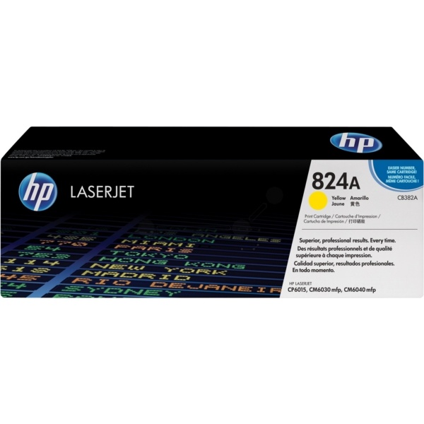 HP CB382A/824A Toner gelb, 21.000 Seiten ISO/IEC 19798