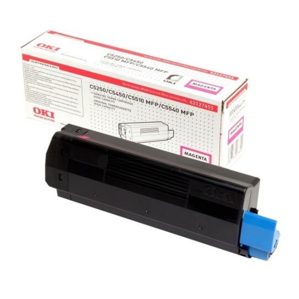 OKI 42127455 Toner magenta, 5.000 Seiten/5%