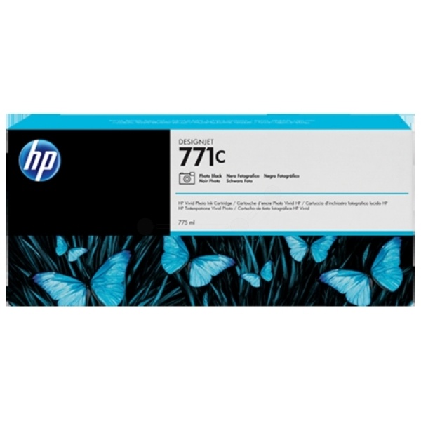 HP B6Y13A/771C Tintenpatrone schwarz foto 775ml