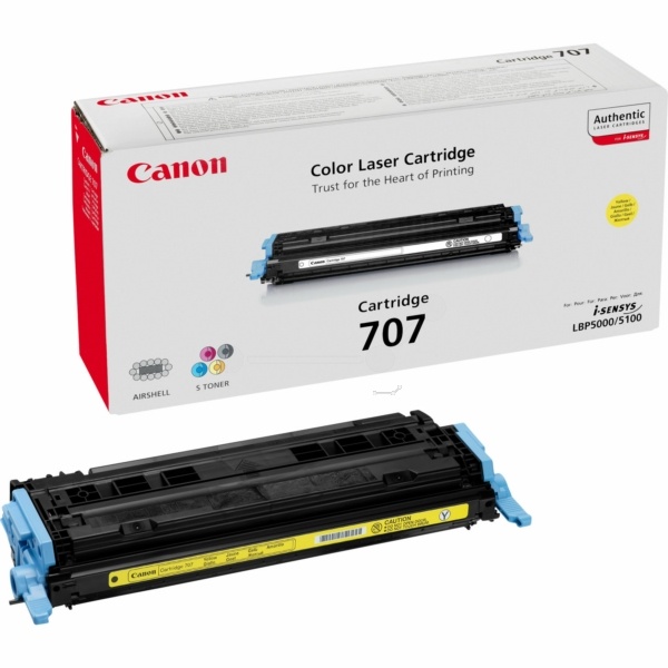 Canon 9421A004/707Y Tonerkartusche gelb, 2.000 Seiten/5%