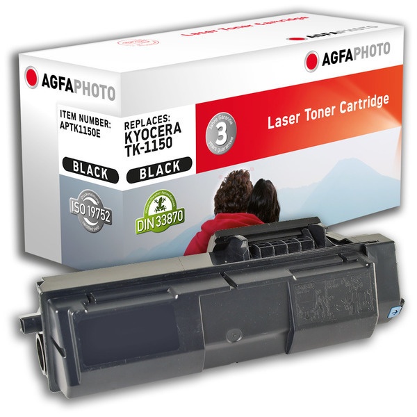 AgfaPhoto APTK1150E Toner-Kit, 3.000 Seiten 120 Gramm (ersetzt Kyocera TK-1150)