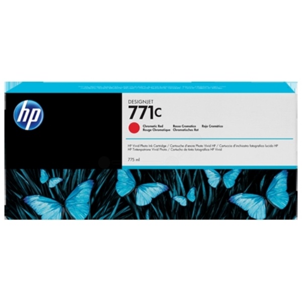 HP B6Y08A/771C Tintenpatrone rot 775ml