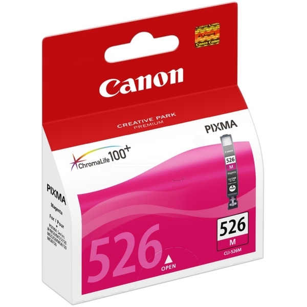 Canon 4542B001/CLI-526M Tintenpatrone magenta, 520 Seiten ISO/IEC 24711 9ml