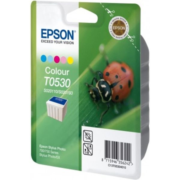 Epson C13T05304010/T0530 Tintenpatrone color, 220 Seiten ISO/IEC 24711 43ml