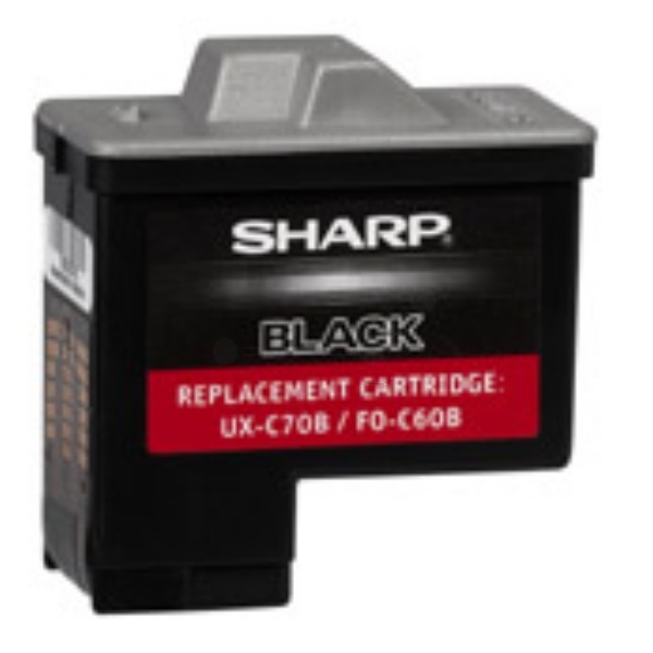 Sharp UXC-70B Druckkopfpatrone schwarz, 600 Seiten 14ml