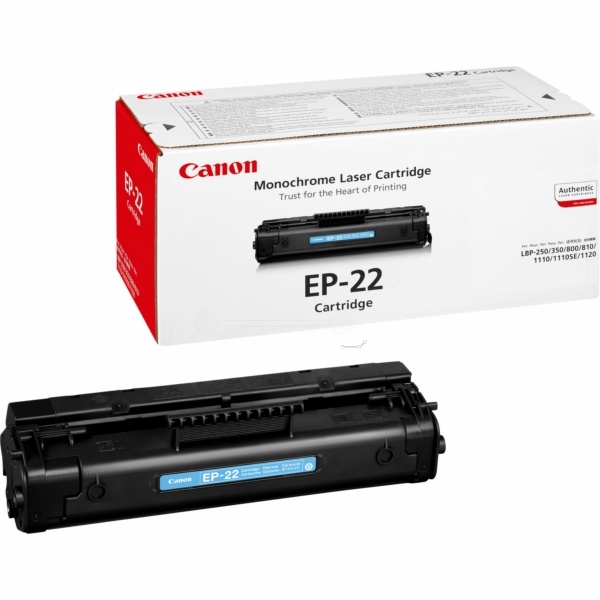 Canon 1550A003/EP-22 Tonerkartusche schwarz, 2.500 Seiten