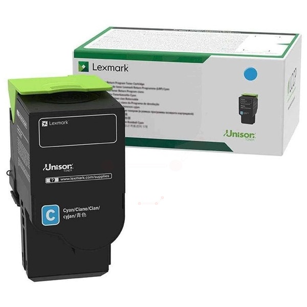 Lexmark 78C2XC0 Toner-Kit cyan extra High-Capacity return program, 5.000 Seiten