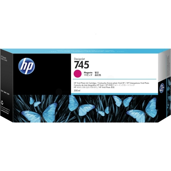 HP F9K01A/745 Tintenpatrone magenta 300ml