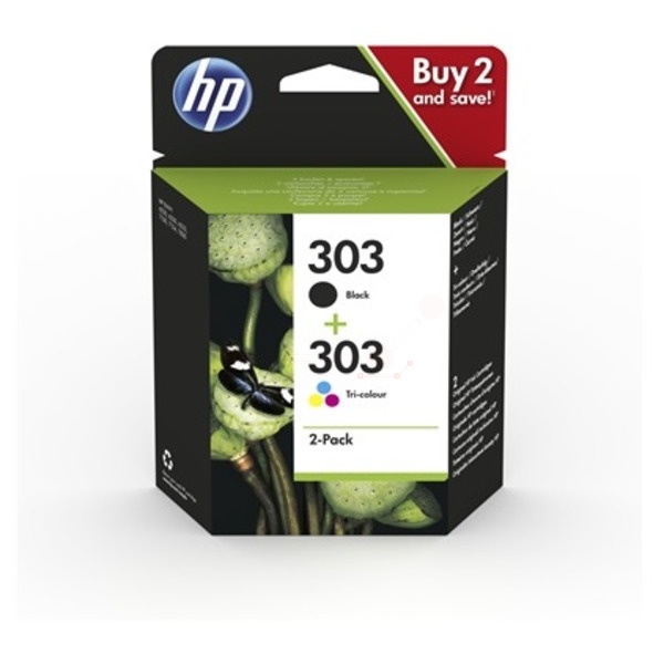 HP 3YM92AE/303 Druckkopfpatrone Multipack schwarz + color 4ml VE=2