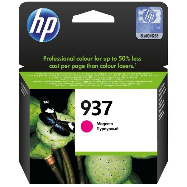 HP 4S6W3NE/937 Druckkopfpatrone magenta, 800 Seiten ISO/IEC 19752