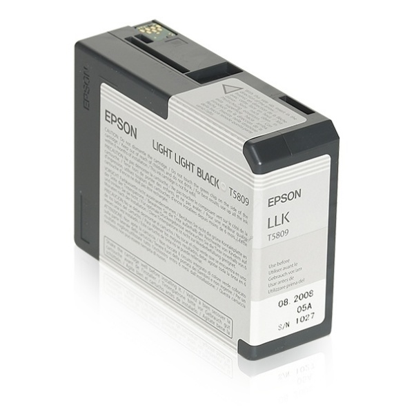 Epson C13T580900/T5809 Tintenpatrone schwarz hell hell 80ml