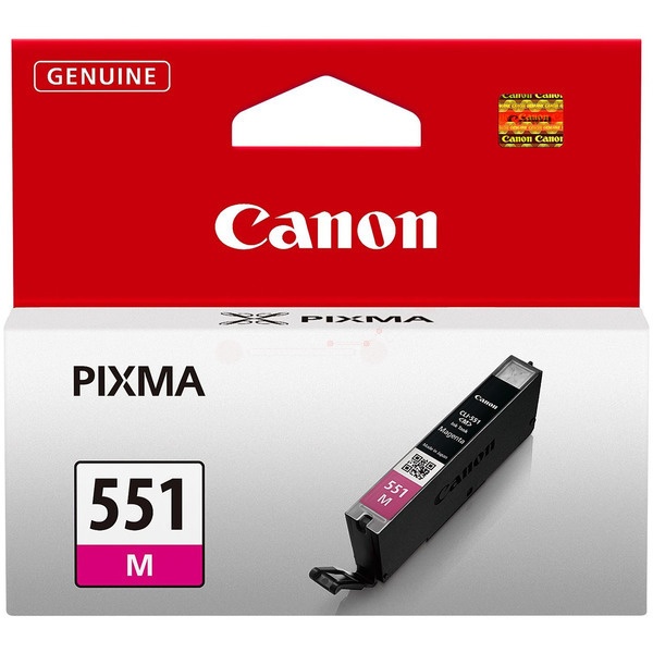 Canon 6510B001/CLI-551M Tintenpatrone magenta, 319 Seiten ISO/IEC 24711 132 Fotos 7ml