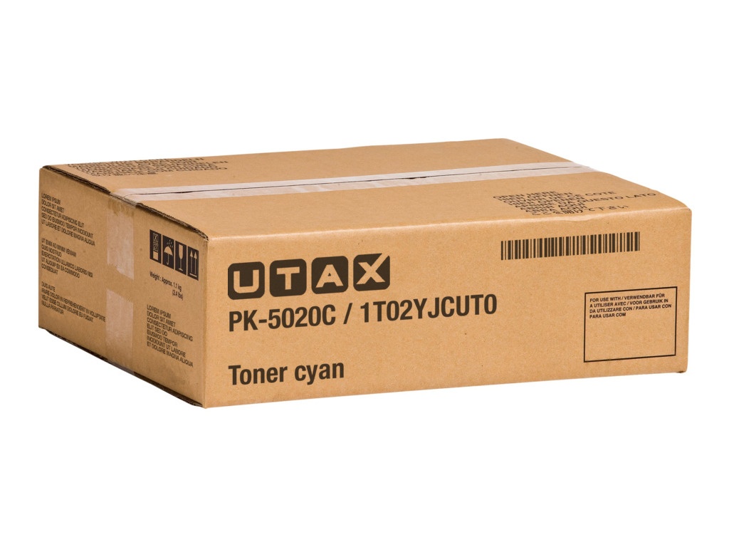 Utax 1T02YJCUT0/PK-5020C Toner-Kit cyan, 5.000 Seiten ISO/IEC 19752