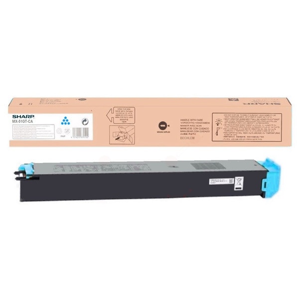 Sharp MX-51GTCA Toner cyan, 18.000 Seiten