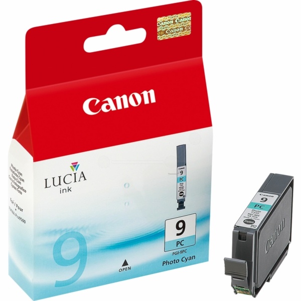 Canon 1038B001/PGI-9PC Tintenpatrone cyan hell, 1.150 Seiten/5% 14ml