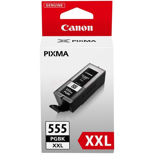 Canon 8049B001/PGI-555PGBKXXL Tintenpatrone schwarz extra High-Capacity pigmentiert 1000 Fotos 37ml