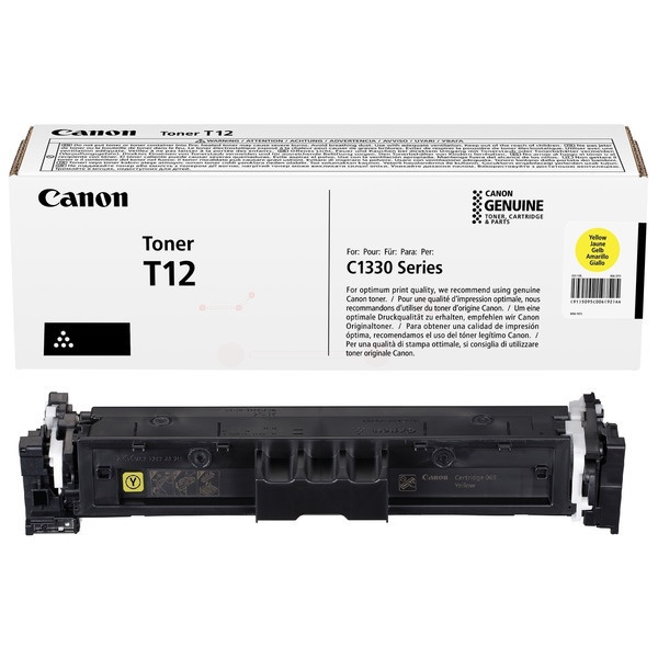 Canon 5095C006/T12 Tonerkartusche gelb, 5.300 Seiten ISO/IEC 19752