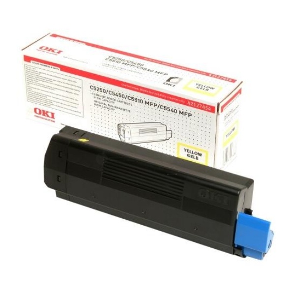 OKI 42127454 Toner gelb, 5.000 Seiten/5%