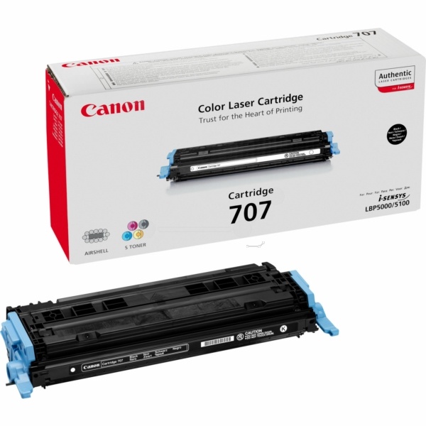 Canon 9424A004/707BK Tonerkartusche schwarz, 2.500 Seiten/5%