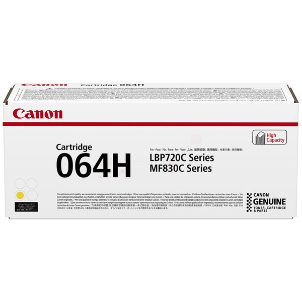 Canon 4932C001/064H Tonerkartusche gelb, 10.400 Seiten ISO/IEC 19752