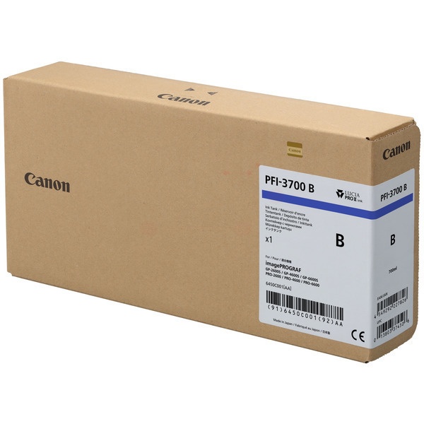 Canon 6450C001/PFI-3700B Tintenpatrone blau 700ml