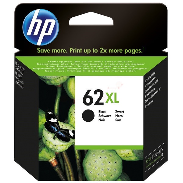 HP C2P05AE/62XL Druckkopfpatrone schwarz High-Capacity, 600 Seiten ISO/IEC 24711